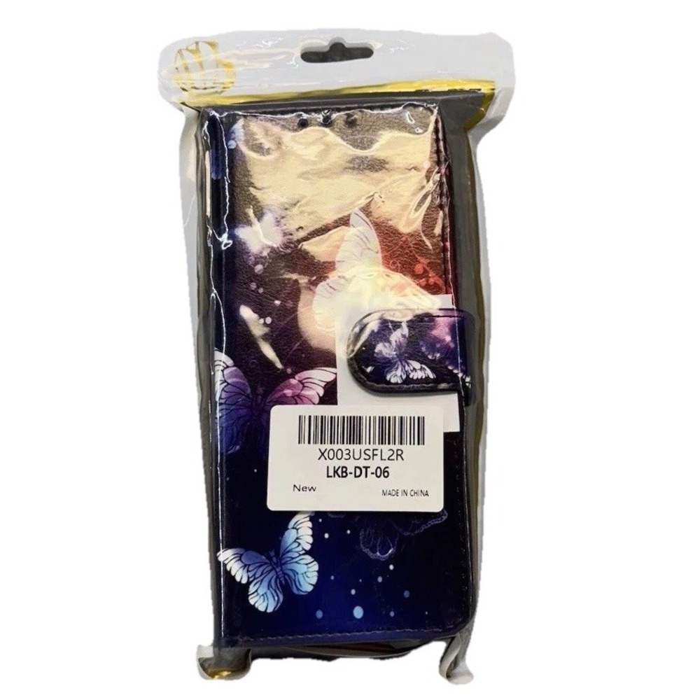 Phone Case Samsung Galaxy Z Fold 6 Case Hinge Cover Butterfly Wallet Phone Case - Picture 2 of 11